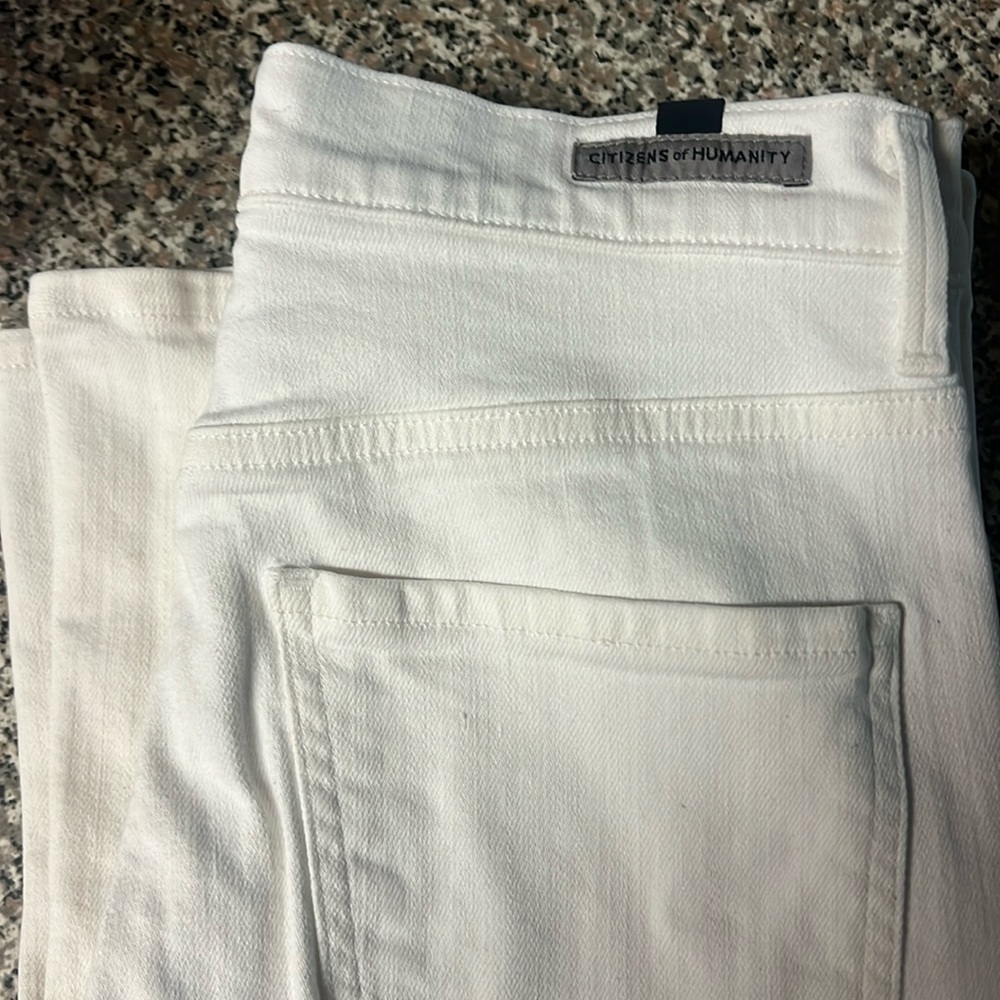 Citizens of humanity white jeans like new